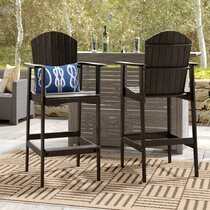 Gray outdoor bar online stools